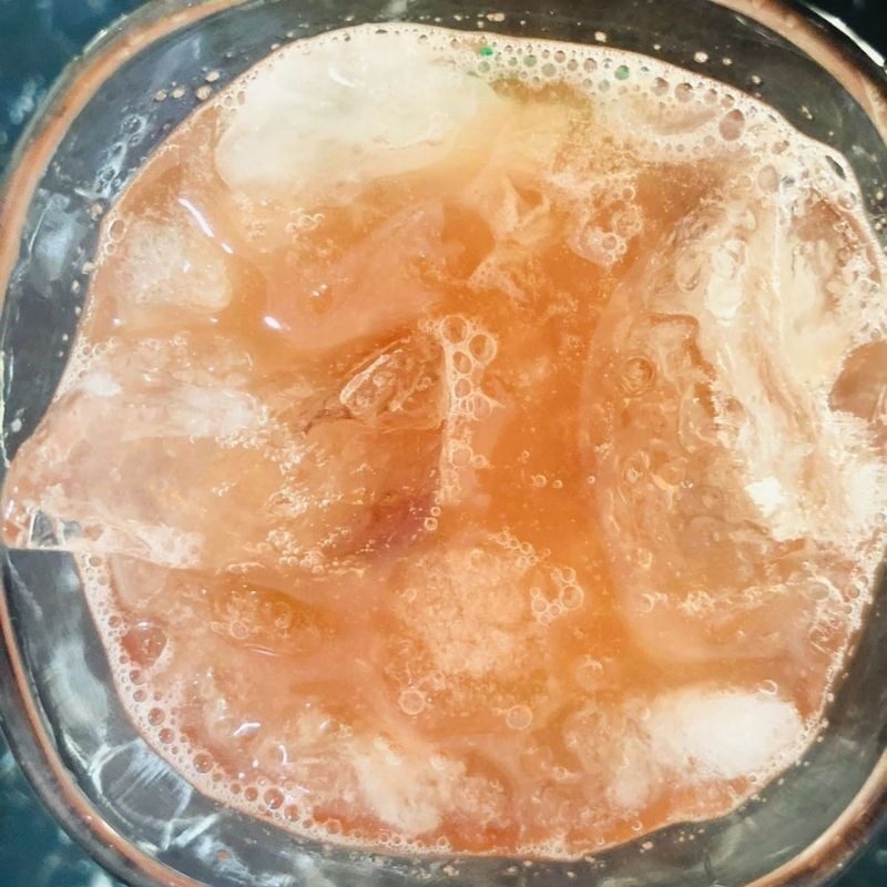 Step 4 Final product Pear watermelon juice