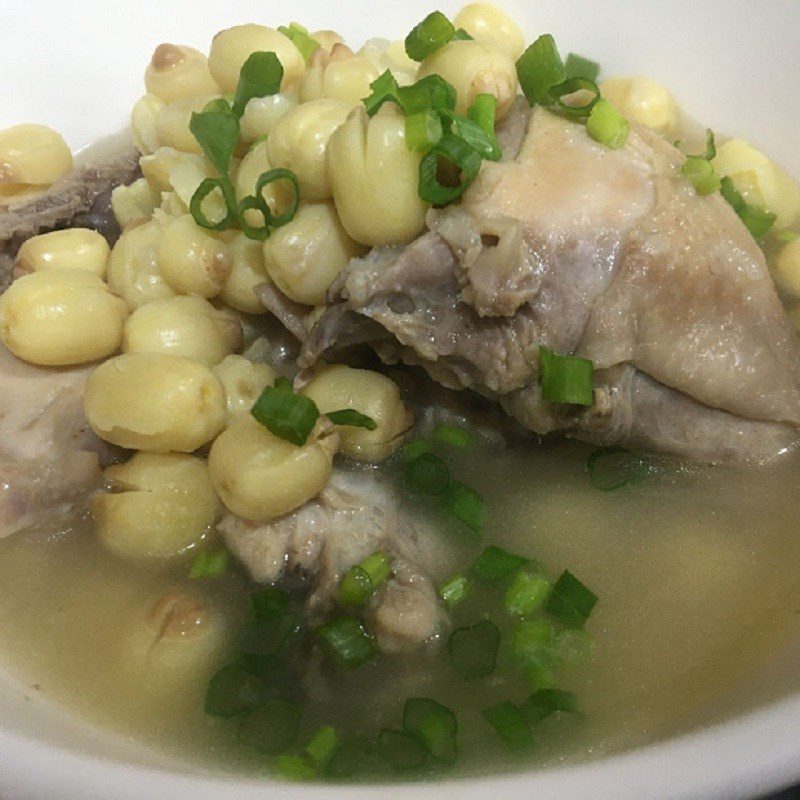 Step 3 Finished Dish Stewed Chicken with Lotus Seeds