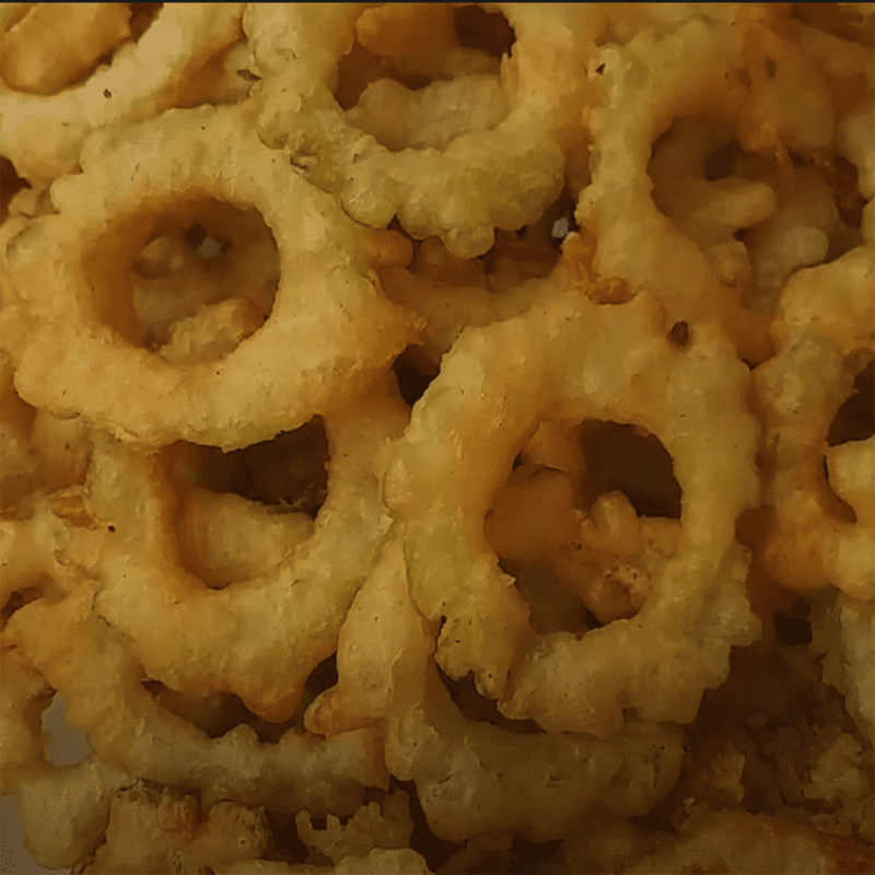 Step 4 Finished product Crispy fried bitter melon