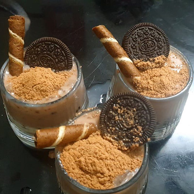 Step 4 Final product of Milo with black sugar pearls (Recipe shared by user)