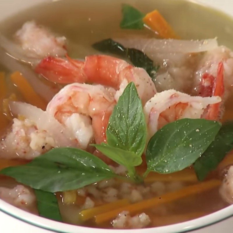 Step 5 Final Product Shrimp Radish Soup