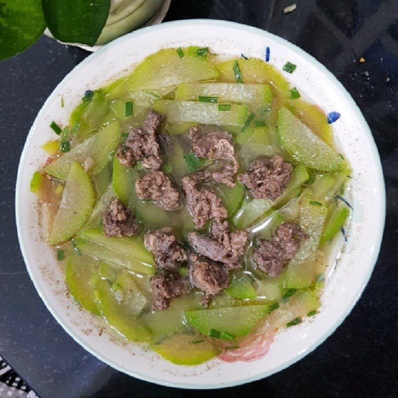 Step 4 Final Product Beef and Winter Melon Soup