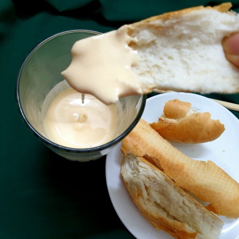 Step 2 The Final Product Egg Cream for Dipping Bread