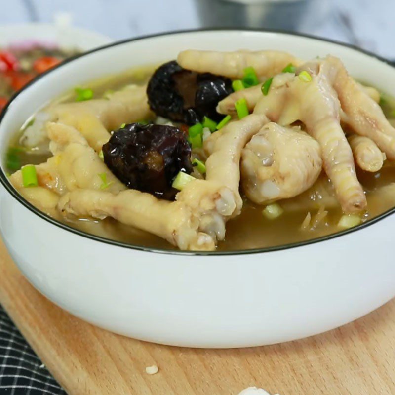 Step 4 Final Product Stewed chicken feet with Chinese herbs