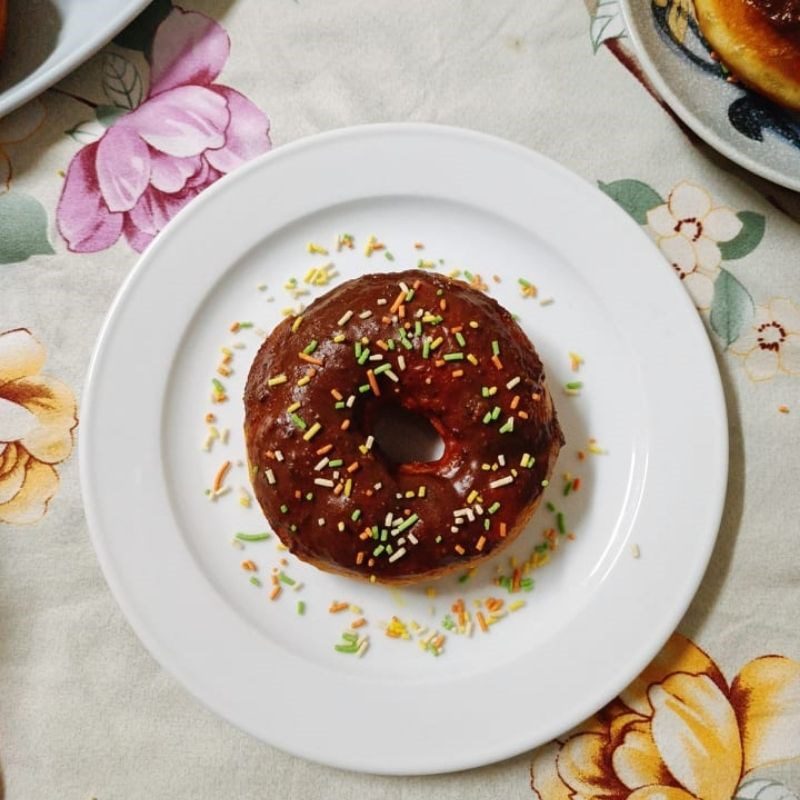 Step 6 Final Product Donuts with a non-stick pan