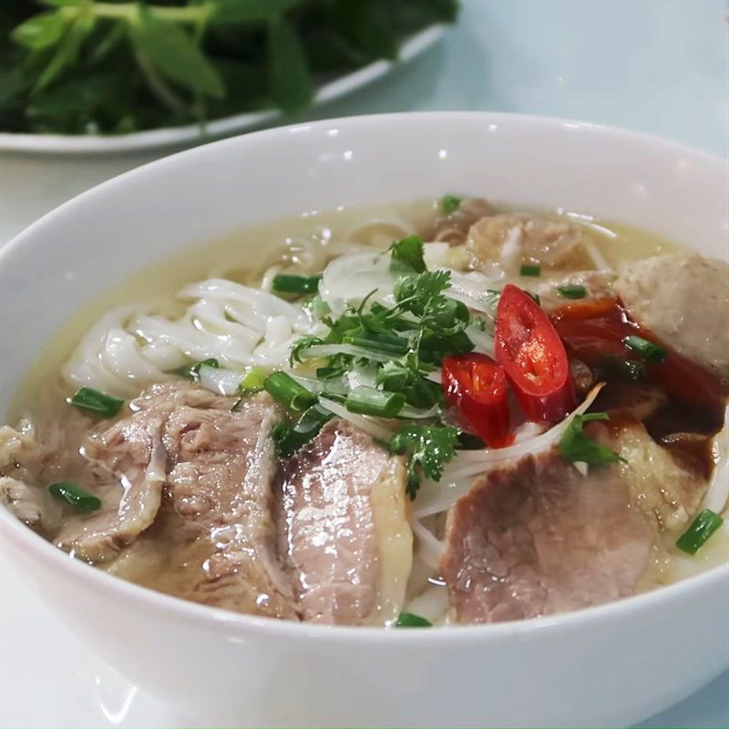 Step 7 Finished product Beef pho without bones