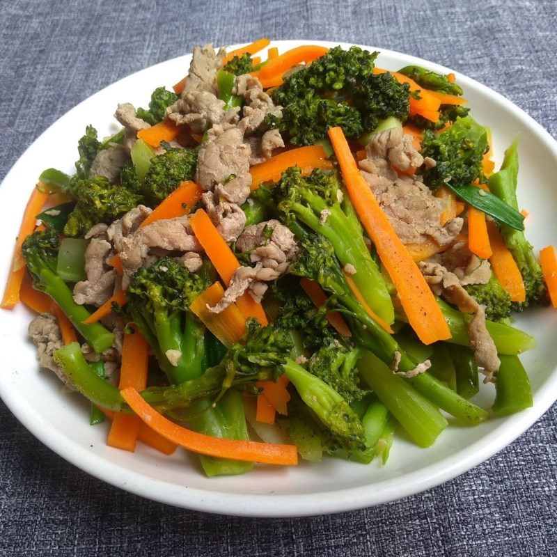 Step 3 Stir-fried Broccoli with Beef Stir-fried Broccoli with Beef Carrot