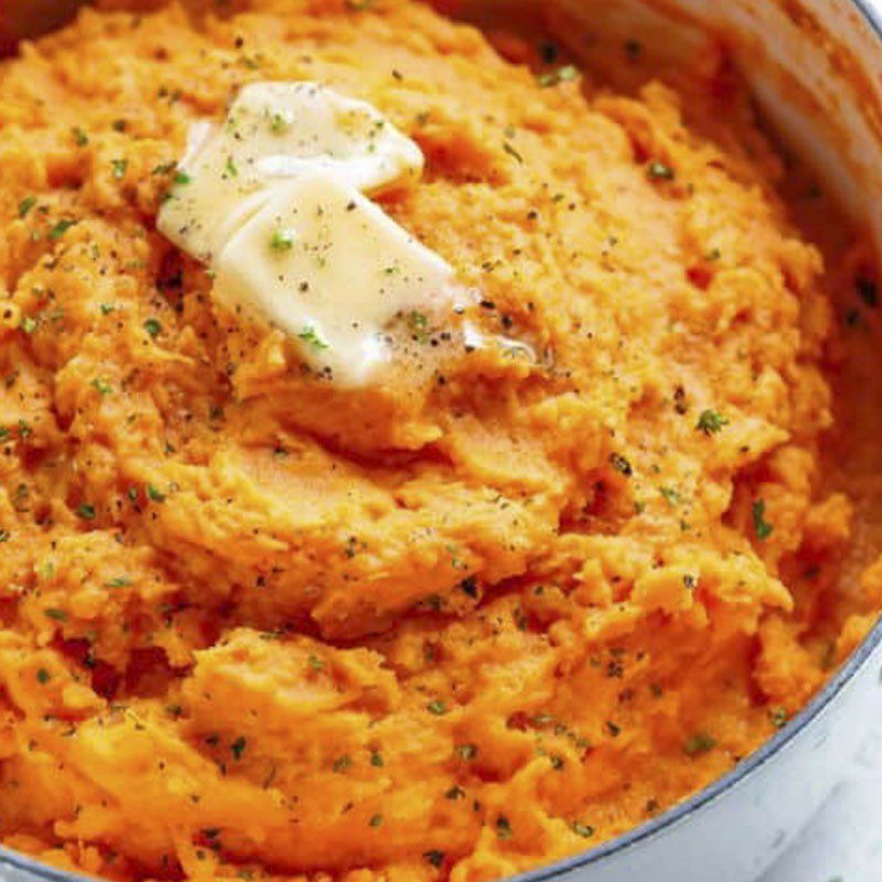 Step 4 Final Product Mashed Sweet Potatoes with Cheese