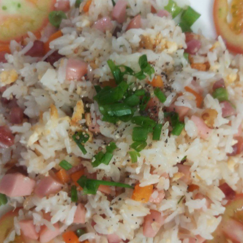 Step 3 Finished product Yangzhou fried rice (recipe shared by users)