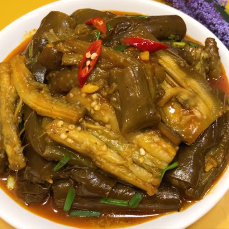 Step 4 Final Product Stir-fried Eggplant with Soy Sauce