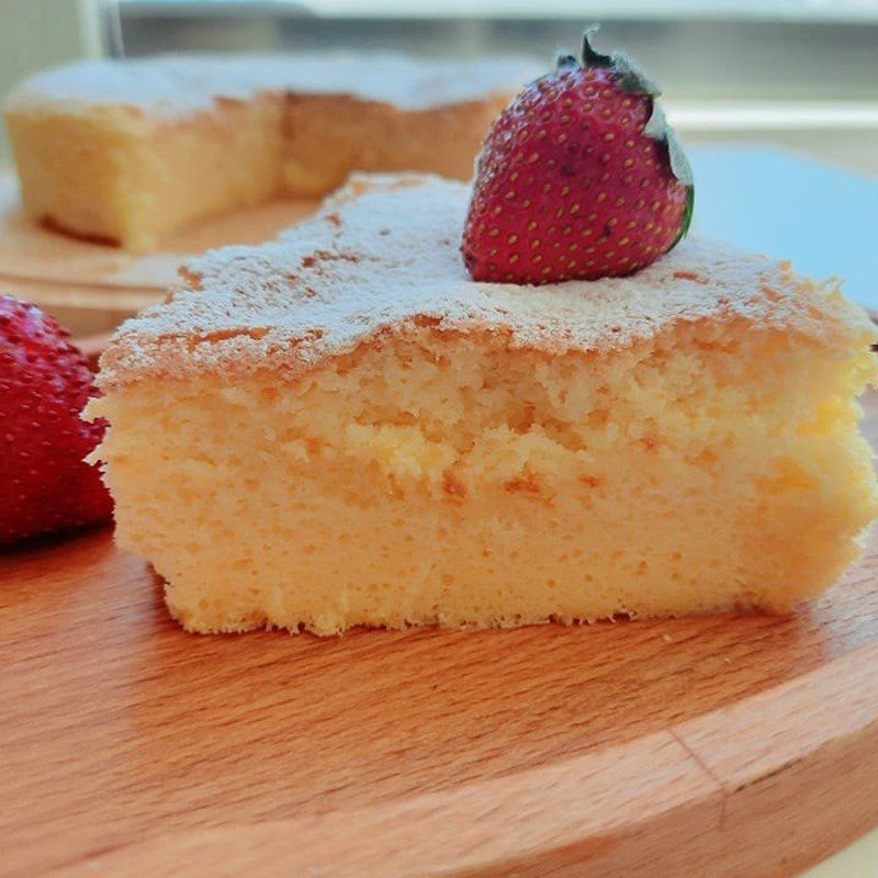 Step 5 Final Product Japanese Cheese Sponge Cake