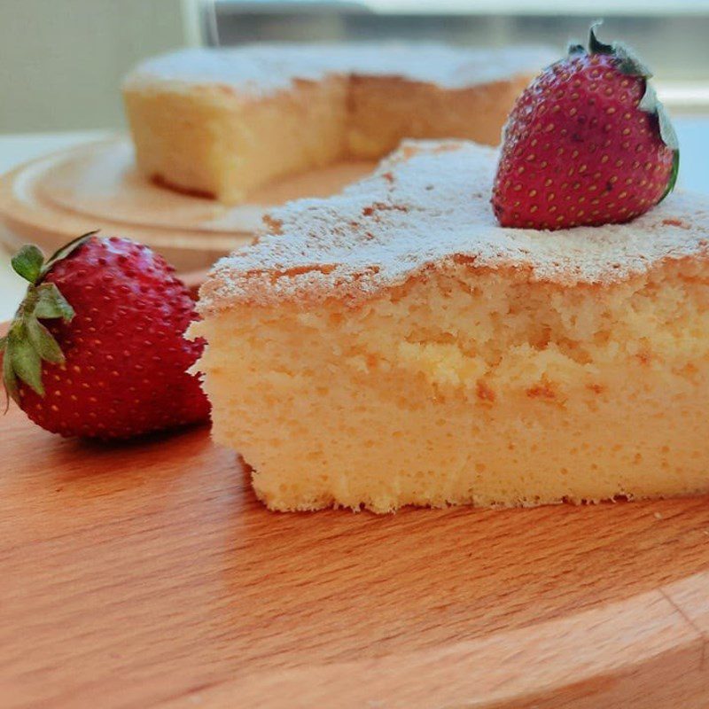 Step 5 Final Product Japanese Cheese Sponge Cake