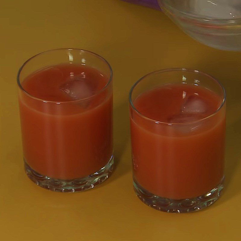 Step 3 Final Product Tomato Carrot Papaya Juice