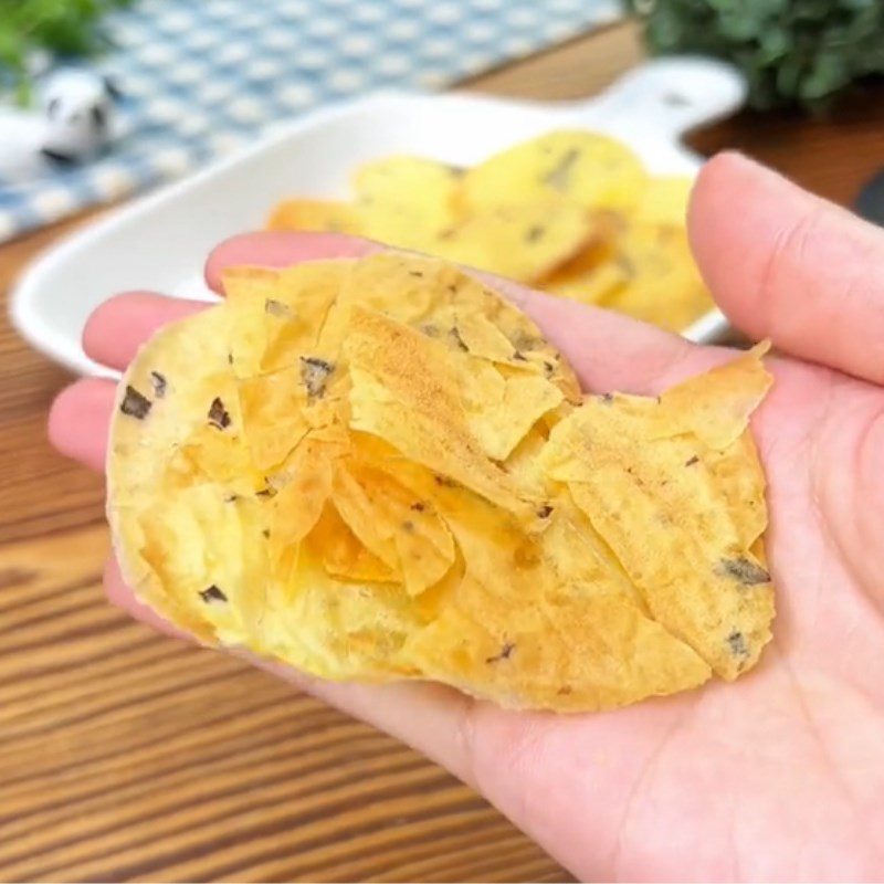 Step 4 Final Product Potato Seaweed Snack (Recipe shared from Tiktok Let's Cook with TasteVN)