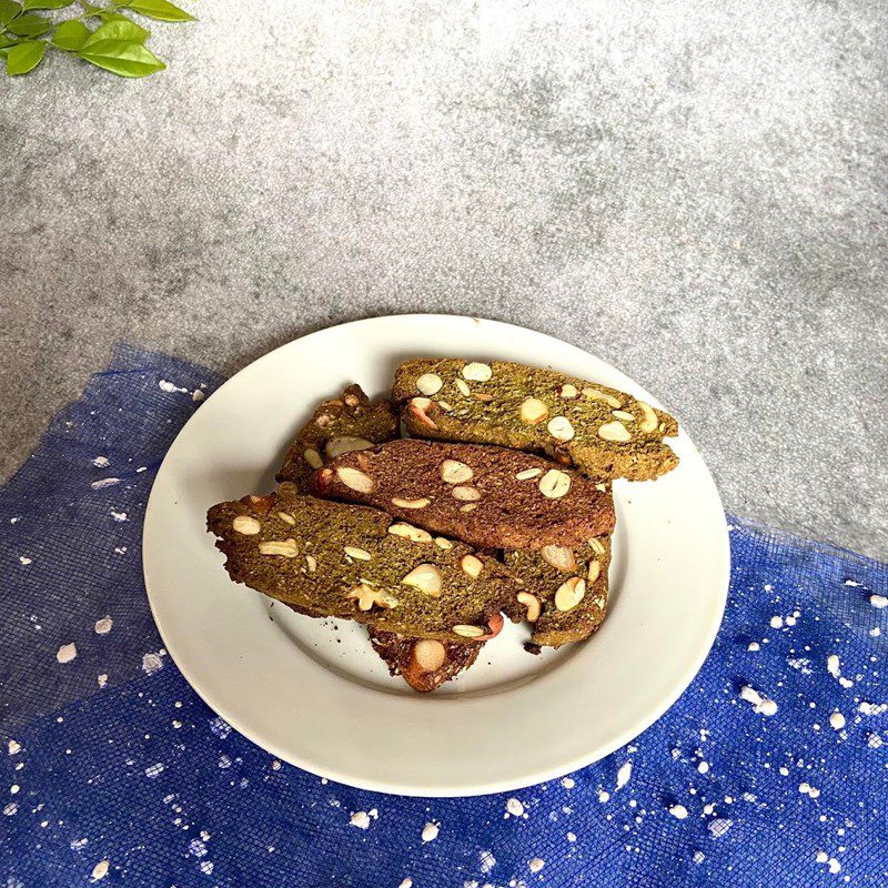 Step 6 Final Product Green tea biscotti using an air fryer