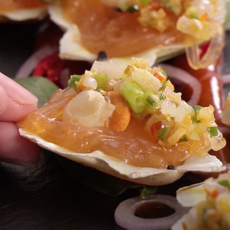 Step 6 Final Product Steamed scallops with vermicelli