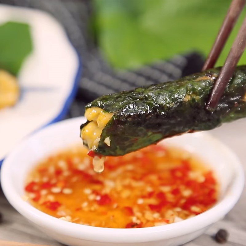 Step 5 Final product Grilled fish with betel leaves