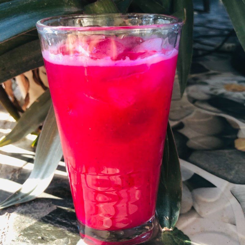 Step 4 Final Product Watermelon Dragon Fruit Juice