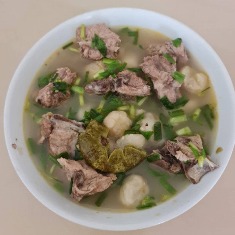 Step 4 Finished Product Taro Root Bone Soup