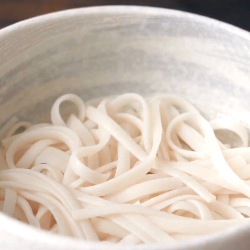 Step 4 Final product Vegetarian lotus root noodles