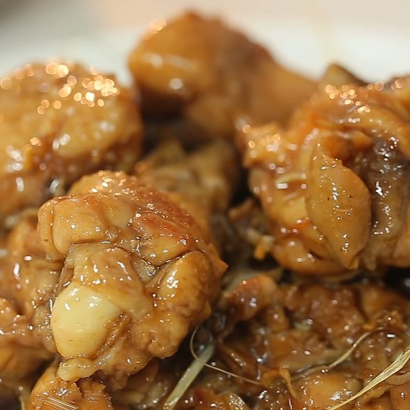 Step 5 Final product Soy sauce braised chicken