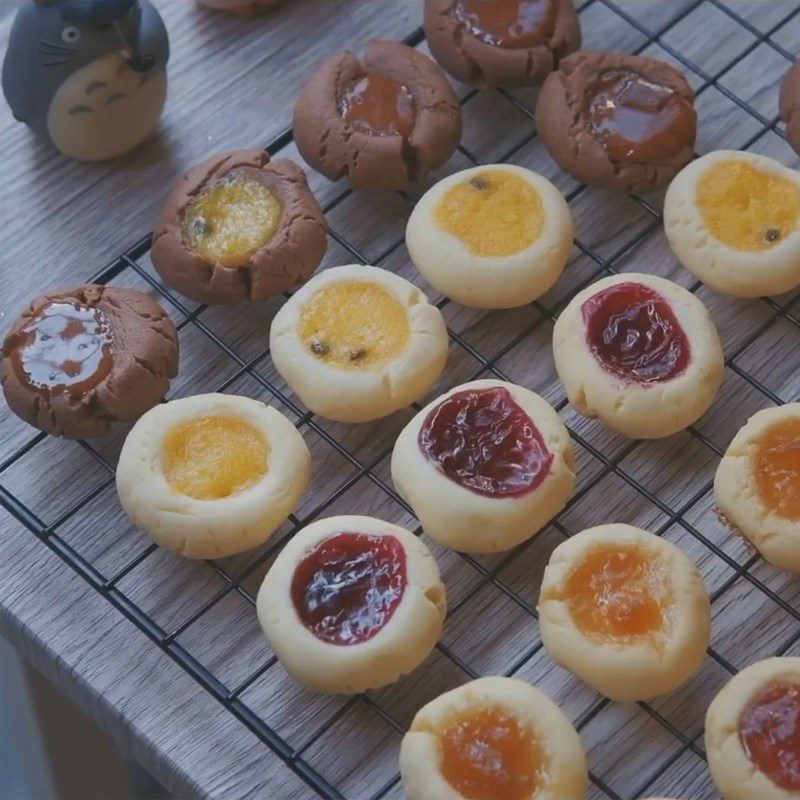 Step 6 Final product Passion fruit cookies without baking