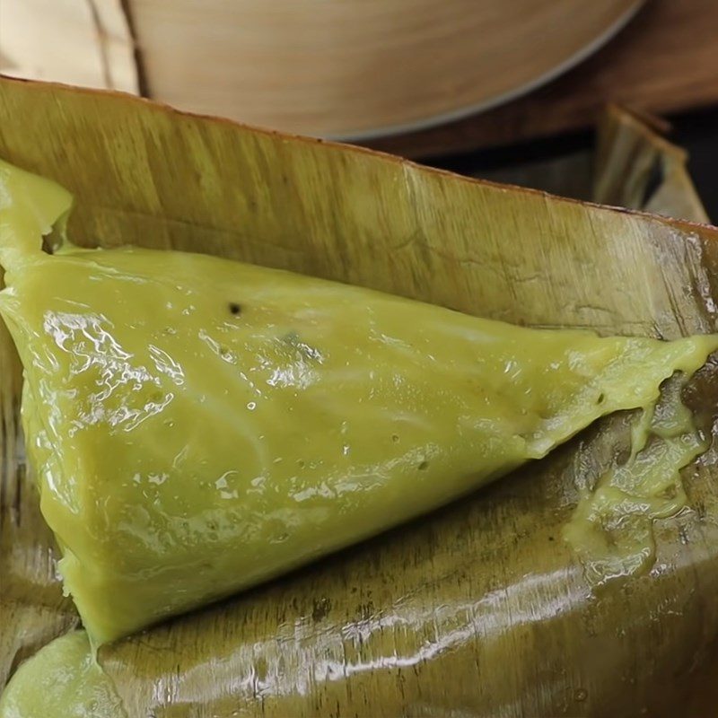 Step 7 Final product Pandan cake with coconut filling