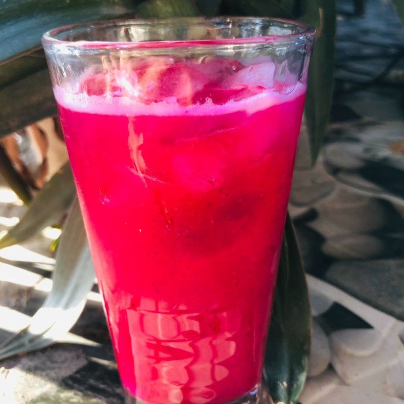 Step 4 Final Product Watermelon Dragon Fruit Juice