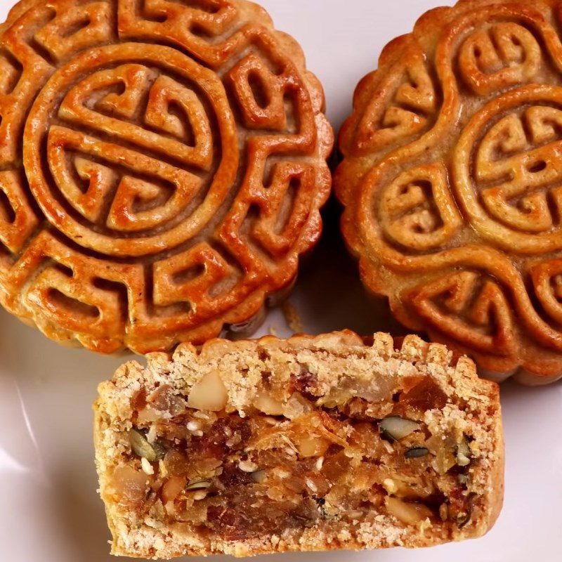 Step 7 Final Product Mooncake with Oat Flour