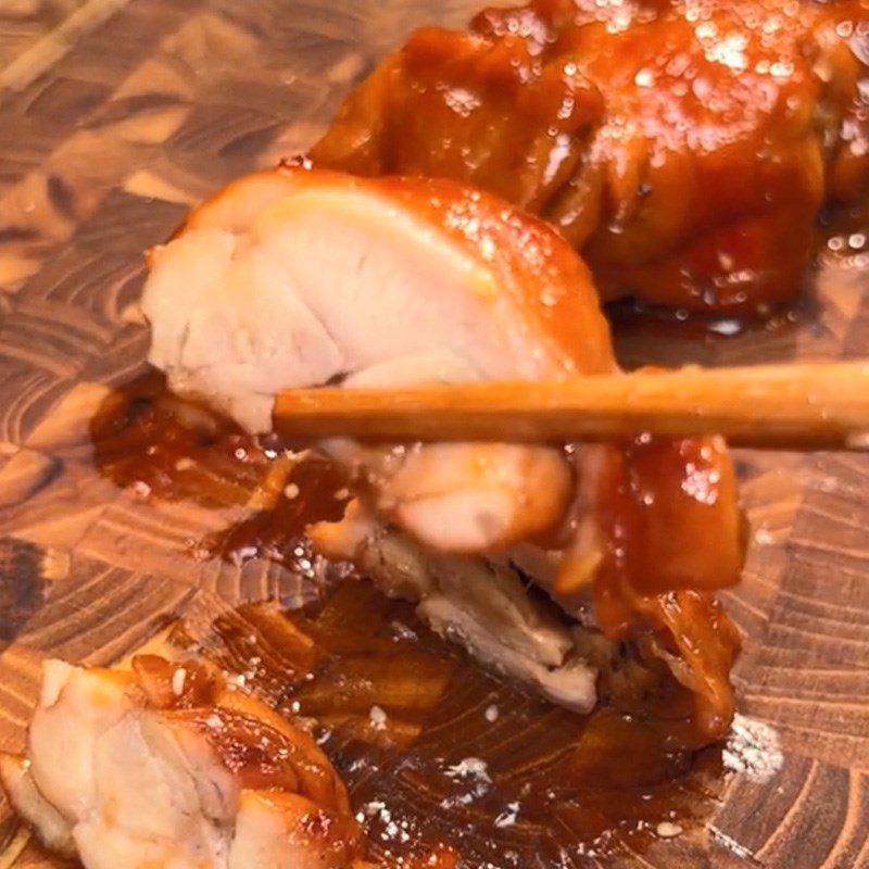 Step 3 Finished product Salty chicken (Recipe shared from TikTok Let's cook with TasteVN)