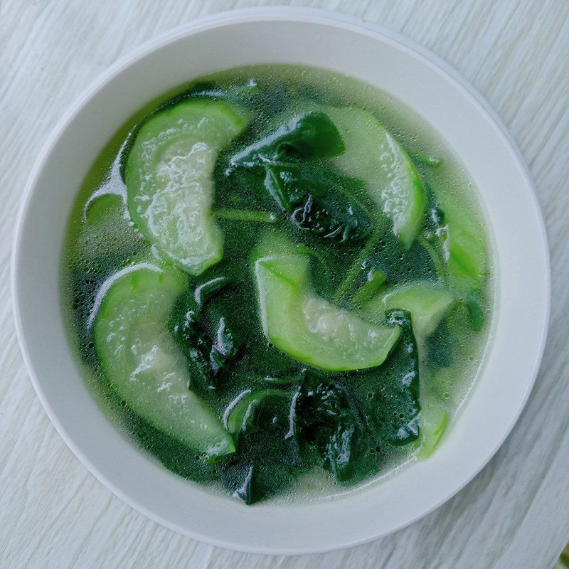 Step 3 Final Product Malabar spinach gourd soup