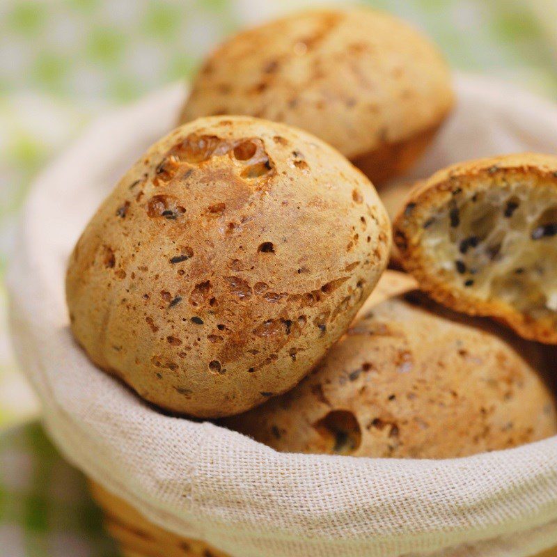 Step 4 Final product for Korean Black Sesame Bread