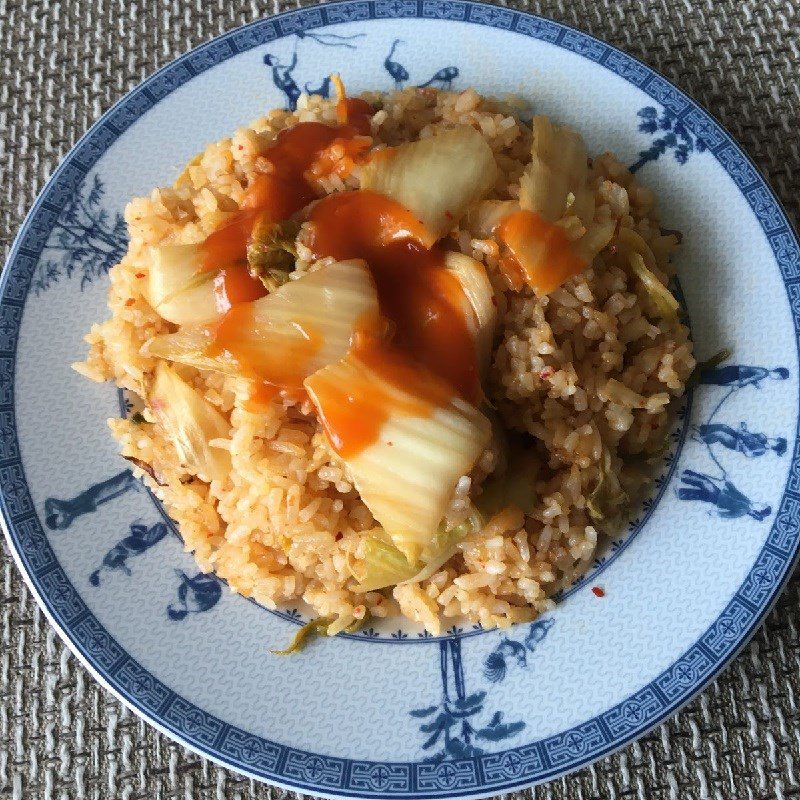 Step 3 Final Product Kimchi Fried Rice (recipe shared by users)