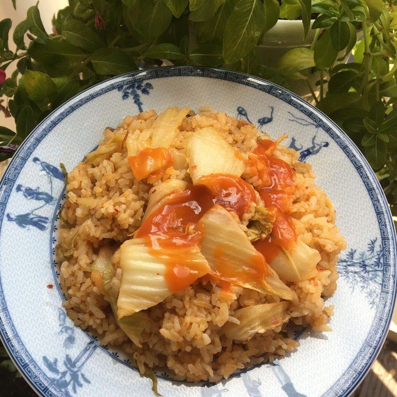 Step 3 Finished product Kimchi fried rice (recipe shared by a user)