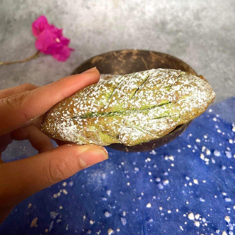 Step 4 Final product Green tea bread