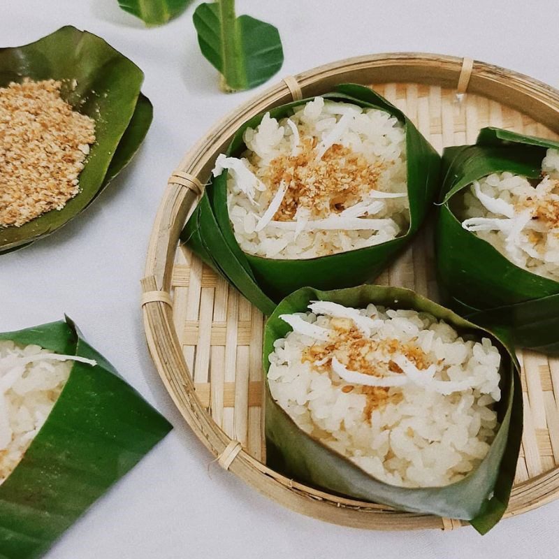 Step 5 Finished Product Coconut Sticky Rice with Lotus Seeds (Recipe shared by users)