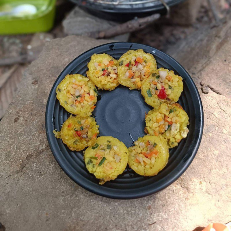 Step 5 Final Product Vegetarian Bánh Khọt