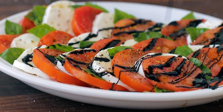 Step 4 Final product Caprese salad