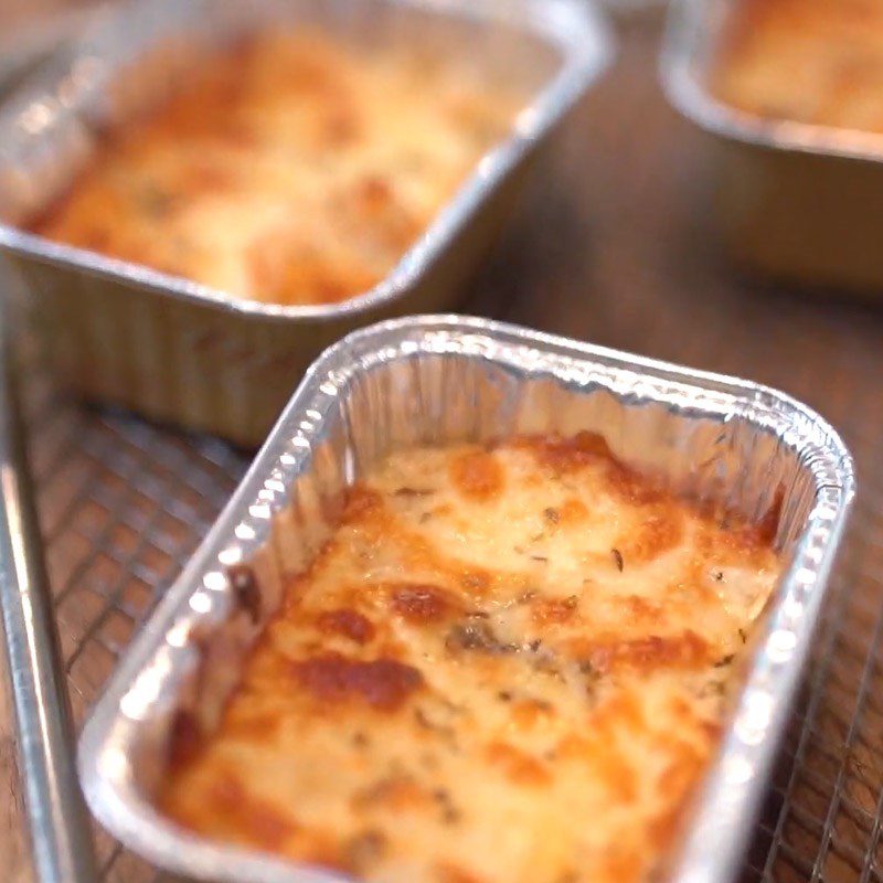 Step 5 Finished product Cheese-baked shrimp