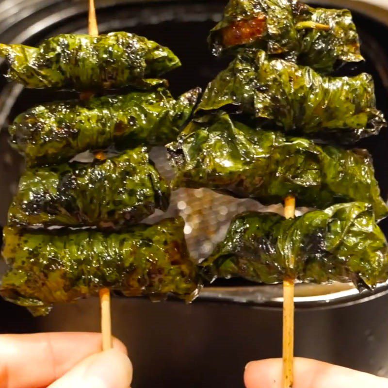 Step 6 Final Product Beef with betel leaves using an air fryer