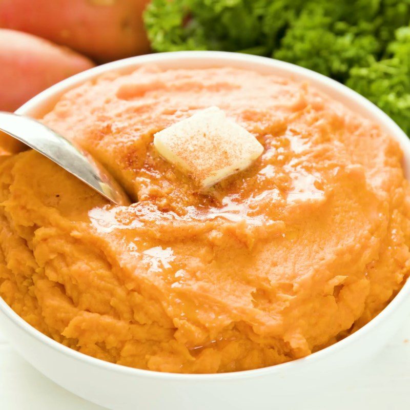 Step 3 Final Product Mashed Sweet Potatoes with Cinnamon and Honey