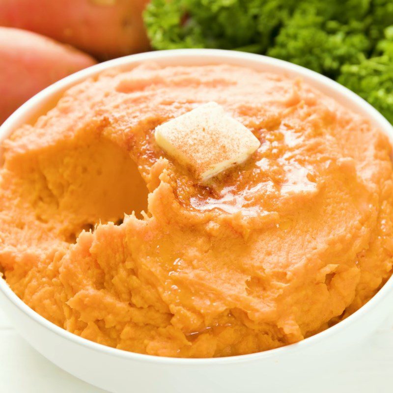 Step 3 Final Product Mashed Sweet Potatoes with Cinnamon and Honey