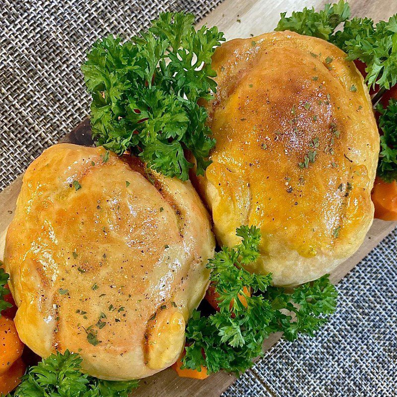 Step 6 Finished Product Chicken stuffed bread (recipe shared by a user)