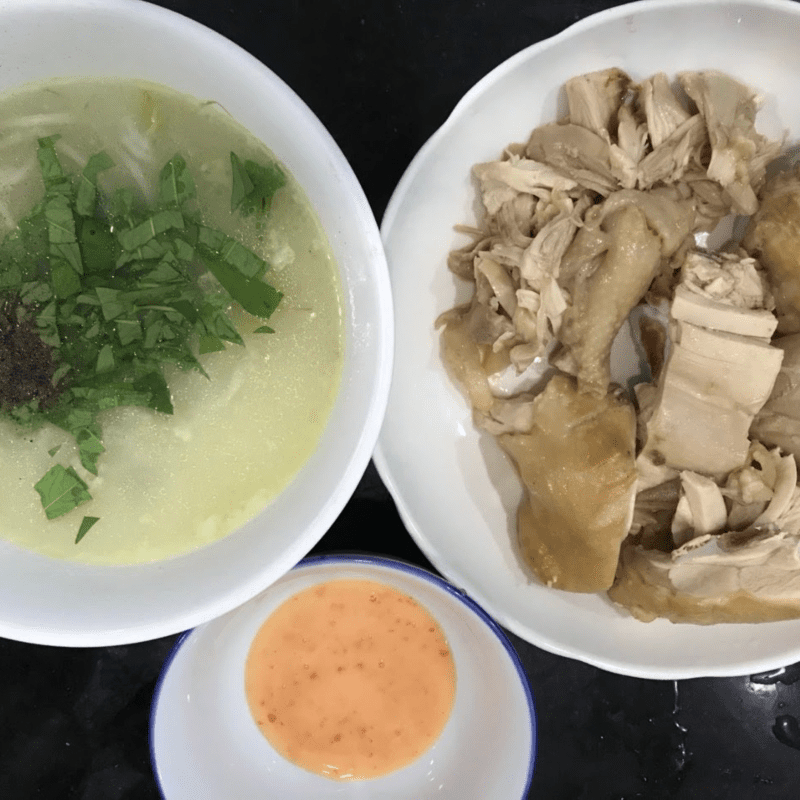 Step 5 Finished Product Chicken Porridge with Green Beans (recipe shared by a user)