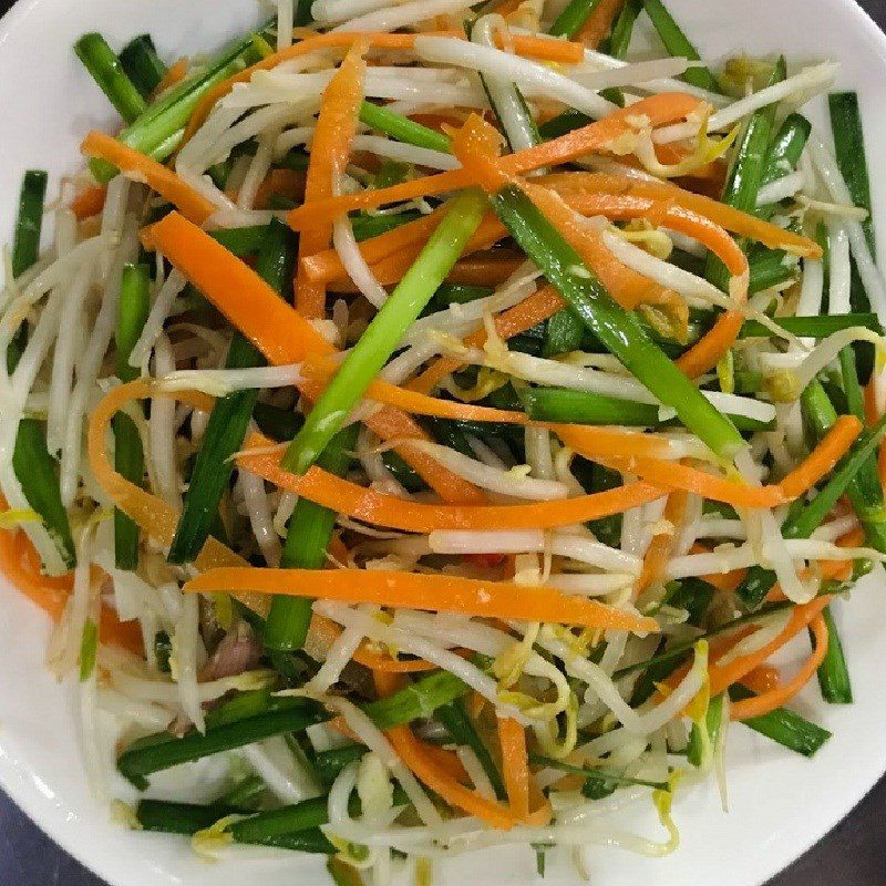 Step 4 Final Product Chives Bean Sprouts (recipe shared by user)