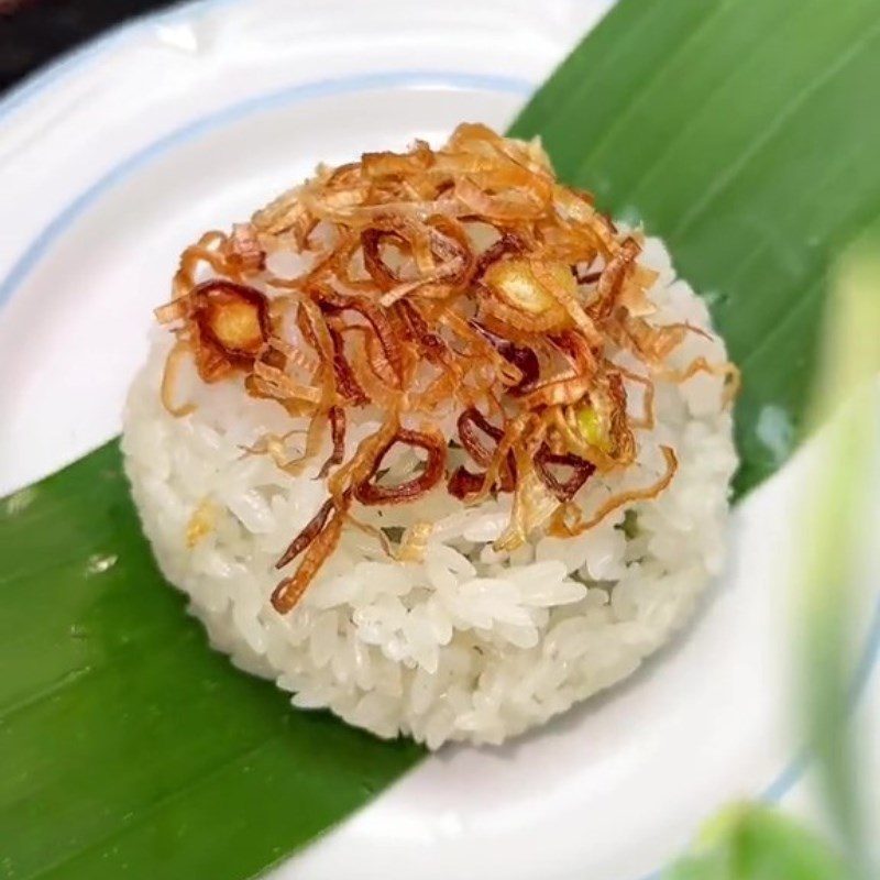 Step 5 Final Product Vegetarian Sticky Rice (Recipe shared from Tiktok Green Vegetarian Kitchen)