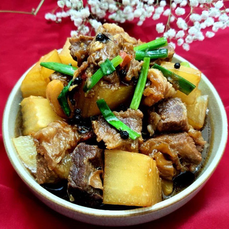 Step 4 Final Dish Beef Stew with Radish