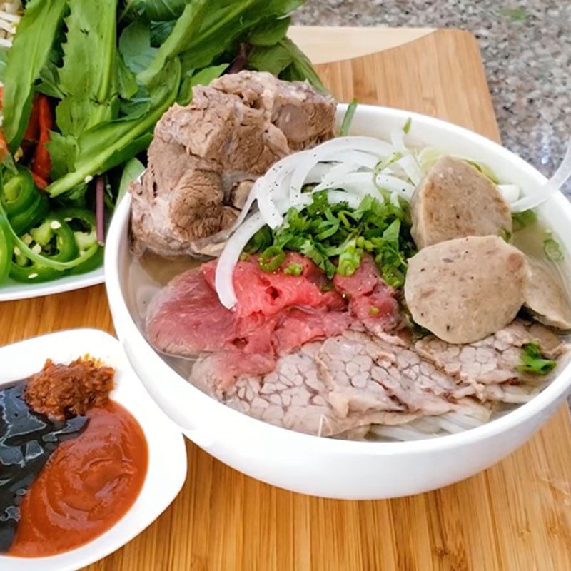 Step 6 Final Product of Beef Pho using Pressure Cooker