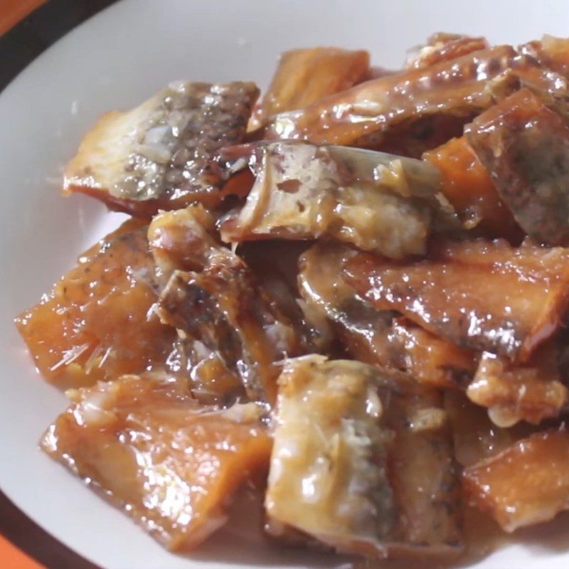 Step 4 Final product - Dried fish fried with sugar