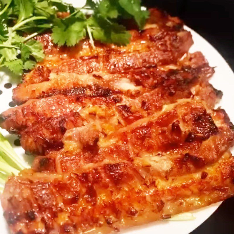Step 4 Finished Product Grilled Pork with Lemongrass